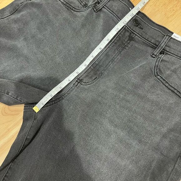 NWT Sonoma mom jeans ultra high rise baggy grey denim size 12 - Picture 11 of 14